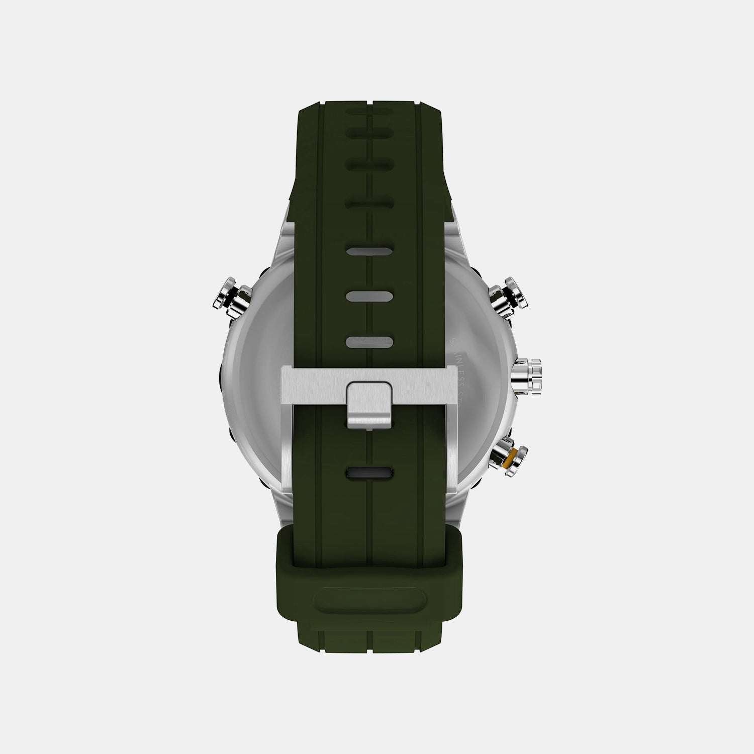 Expedition Men Quartz Green Dial Analog Silicone Watch TW2Y14400UJ