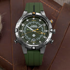 Expedition Men Quartz Green Dial Analog Silicone Watch TW2Y14400UJ