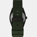 Men Quartz Black Dial Analog Silicone Watch TW2Y18000UJ