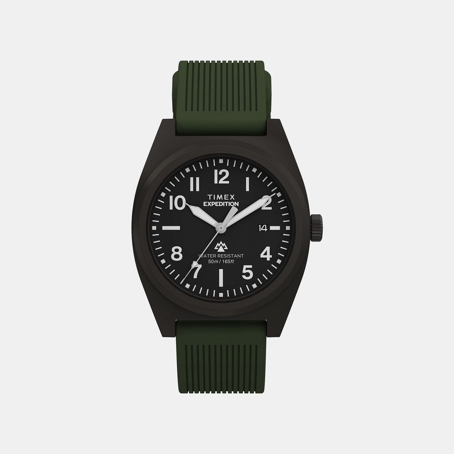 Men Quartz Black Dial Analog Silicone Watch TW2Y18000UJ