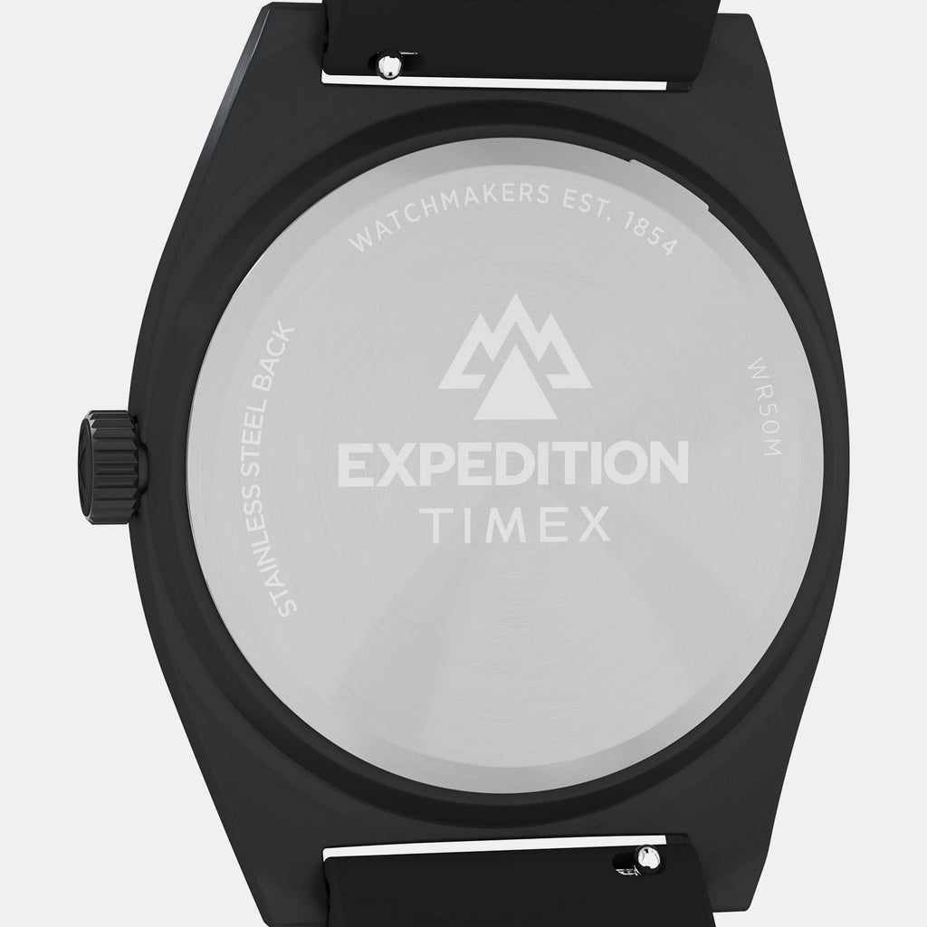 Expedition Men Quartz Black Dial Analog Silicone Watch TW2Y18100UJ
