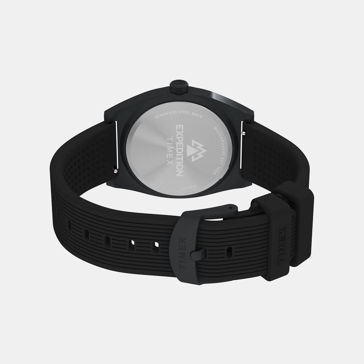 Expedition Men Quartz Black Dial Analog Silicone Watch TW2Y18100UJ