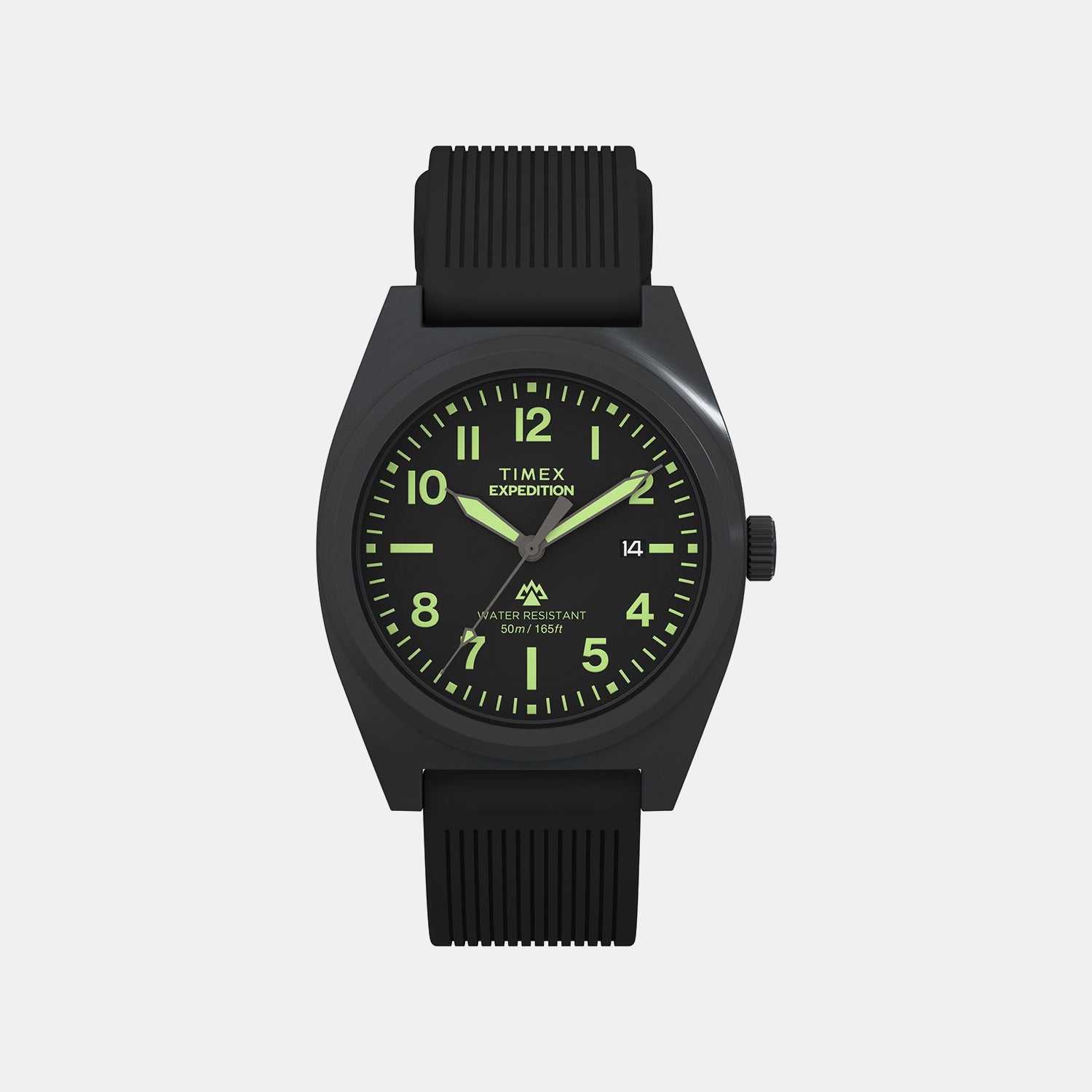 Expedition Men Quartz Black Dial Analog Silicone Watch TW2Y18100UJ
