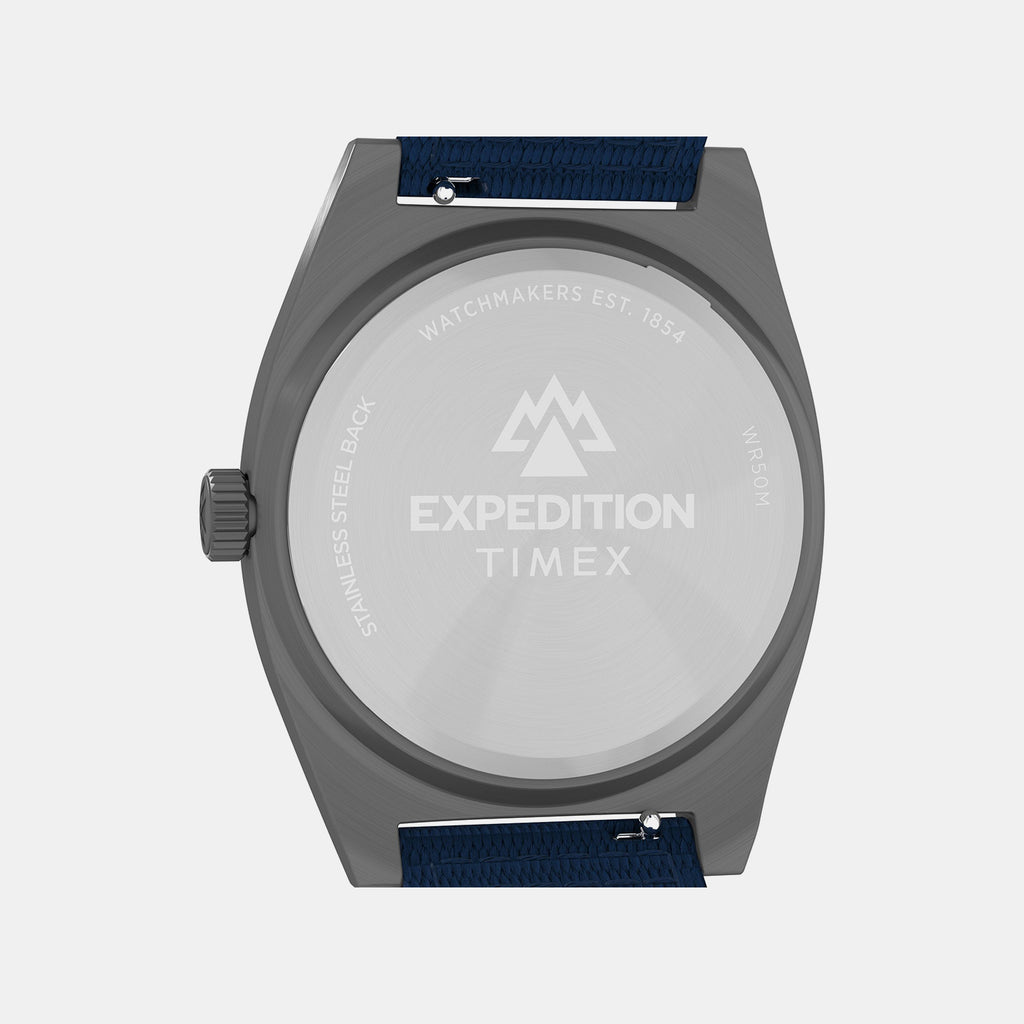 Expedition Capstone Men Quartz Blue Dial Analog Stainless Steel Watch TW2Y18200UJ