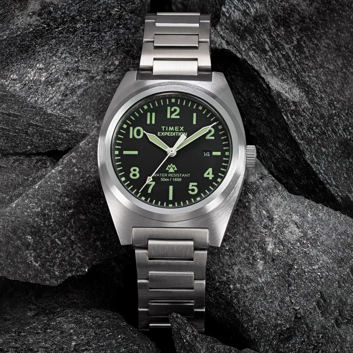 Expedition Men Quartz White Dial Analog Stainless Steel Watch TW2Y18300IK