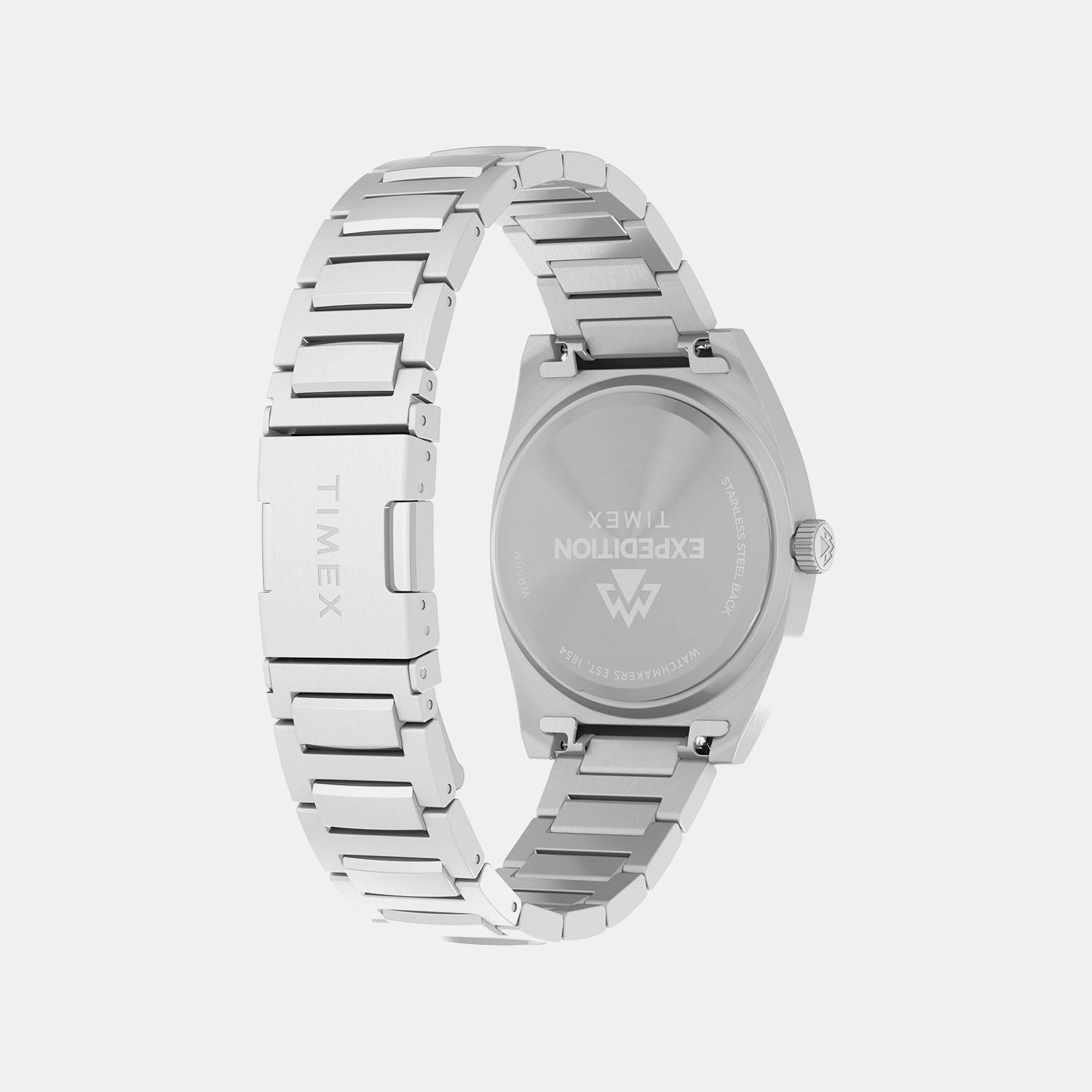 Expedition Men Quartz White Dial Analog Stainless Steel Watch TW2Y18300IK