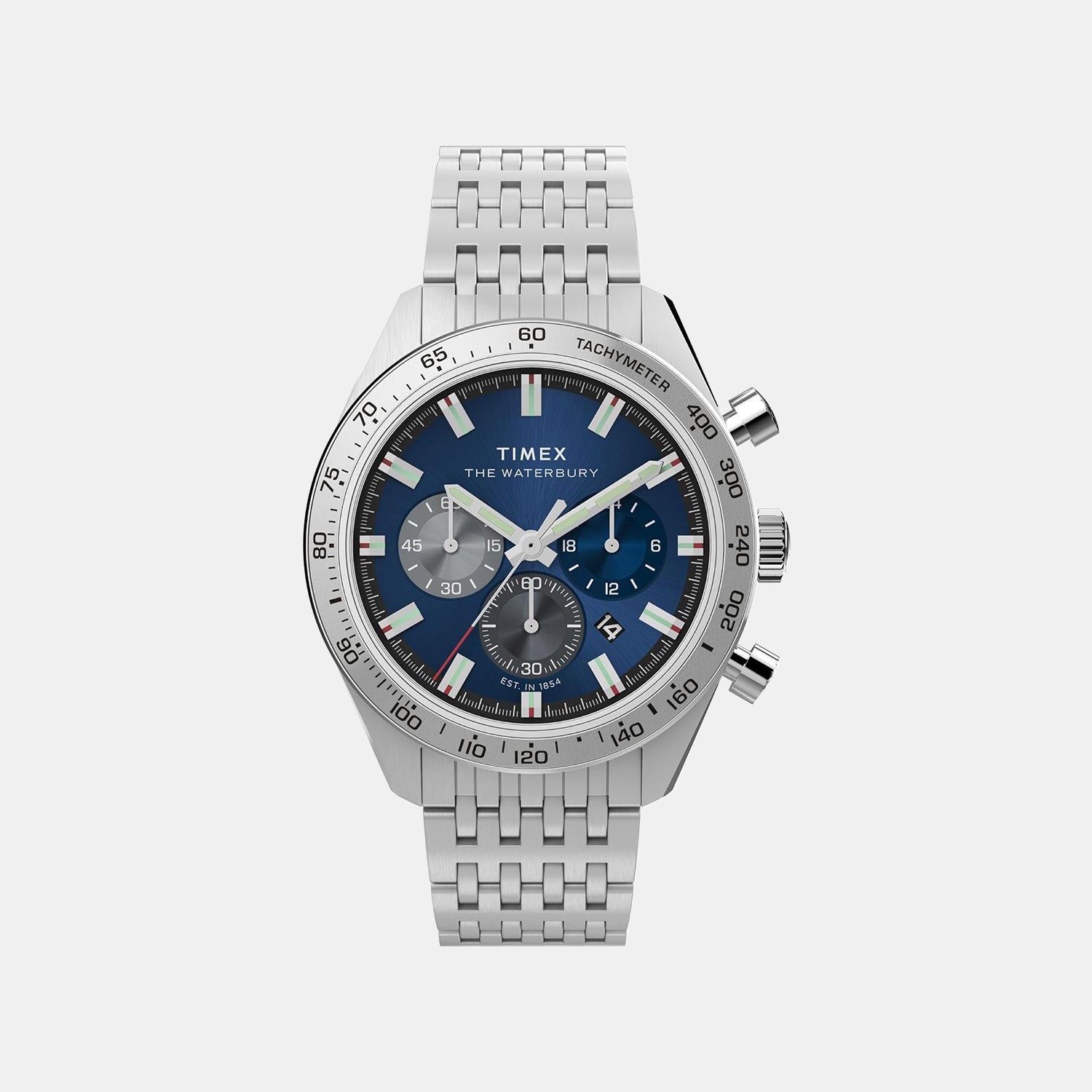 Men Quartz Blue Dial Chronograph Steel Watch TW2Y18500UJ