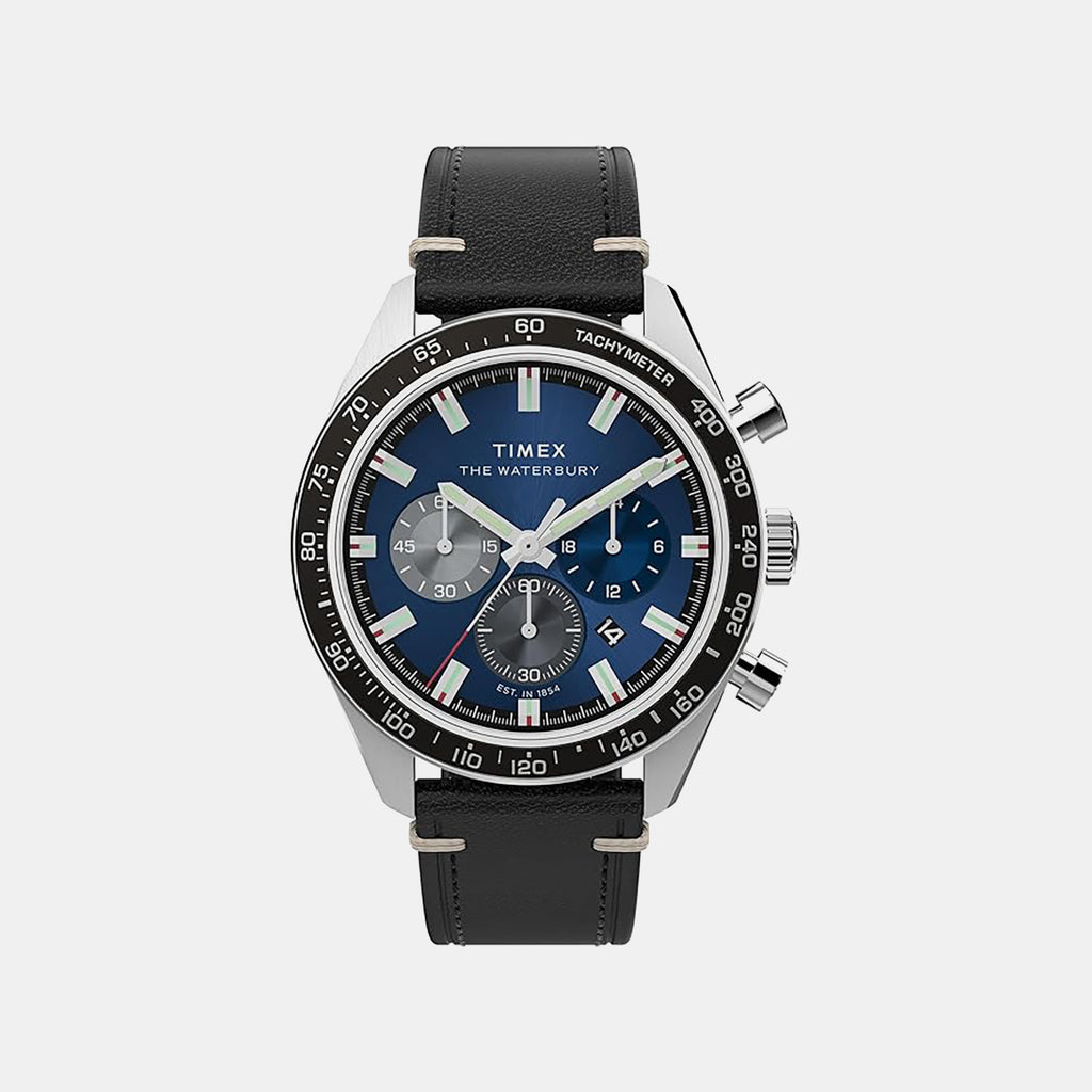 Waterbury Traditional Men Quartz Blue Dial Chronograph Watch TW2Y18600IK