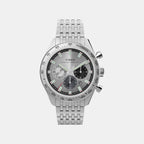 Men Quartz Silver Dial Chronograph Stainless Steel Watch TW2Y18700UJ