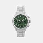 Men Quartz Green Dial Chronograph Steel Watch TW2Y19100IK