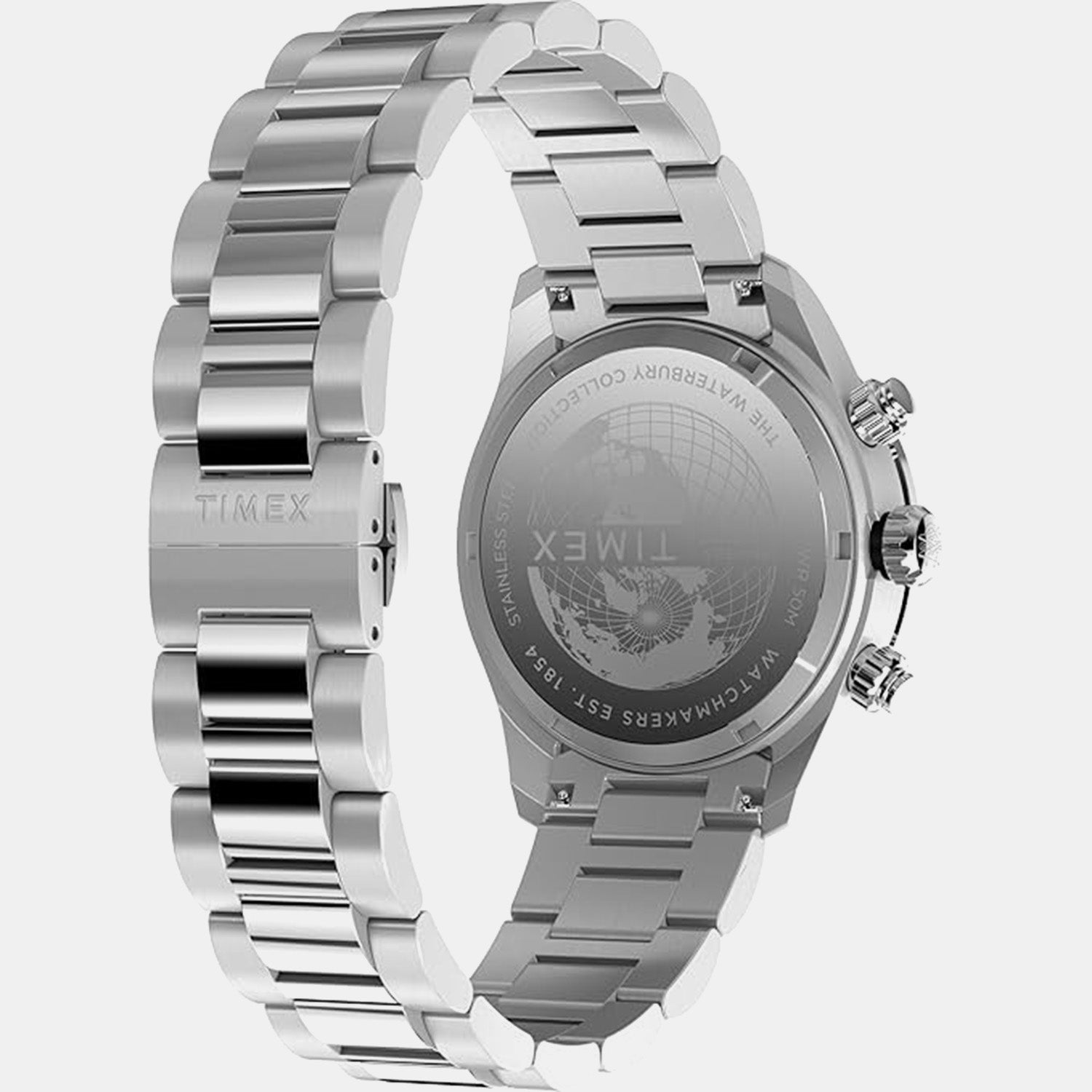 Men Quartz Silver Dial Analog Stainless Steel Watch TW2Y19200IK