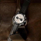 Waterbury Heritage Men Quartz Silver Dial Chronograph Leather Watch TW2Y19300IK