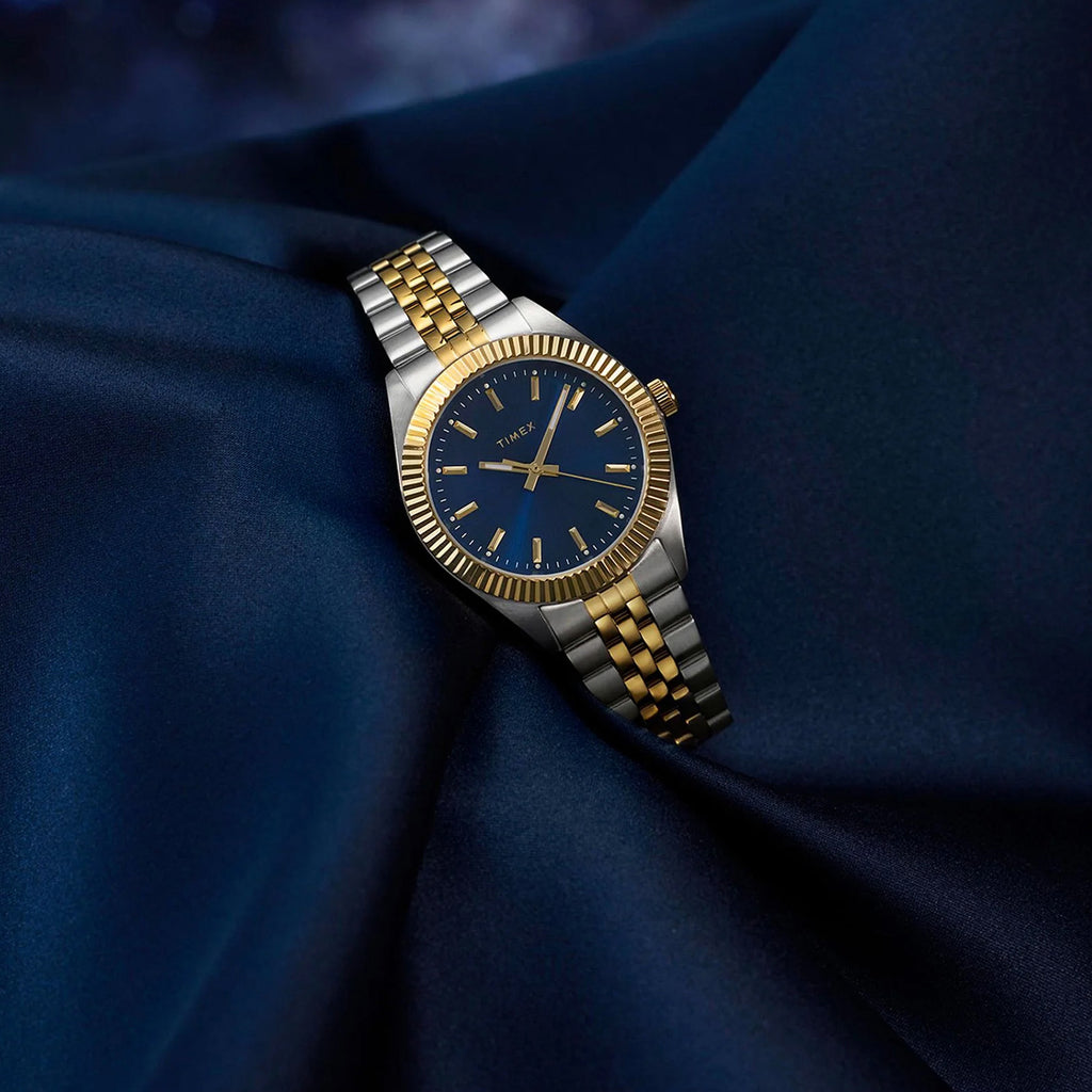 Women Quartz Blue Dial Analog Stainless Steel Watch TW2Y20200IK