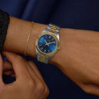 Women Quartz Blue Dial Analog Stainless Steel Watch TW2Y20200IK