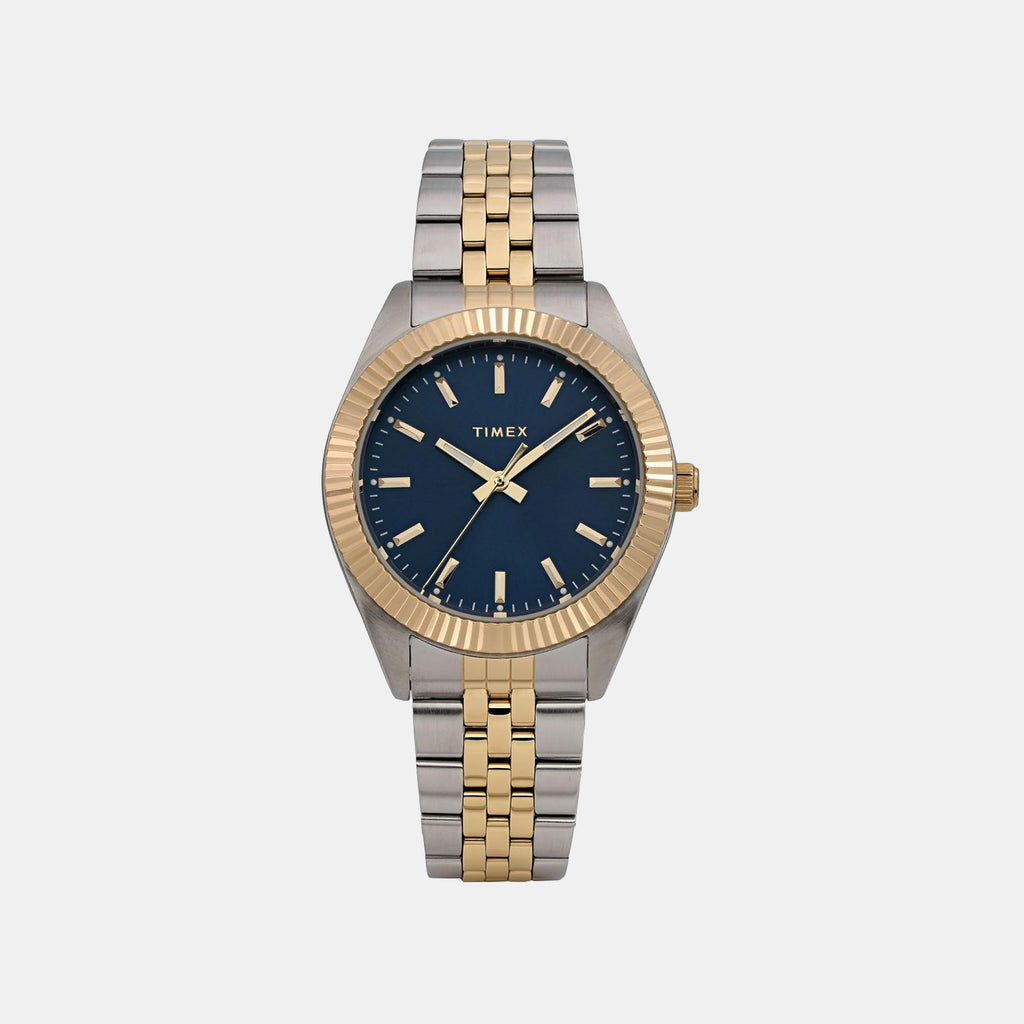 Women Quartz Blue Dial Analog Stainless Steel Watch TW2Y20200IK