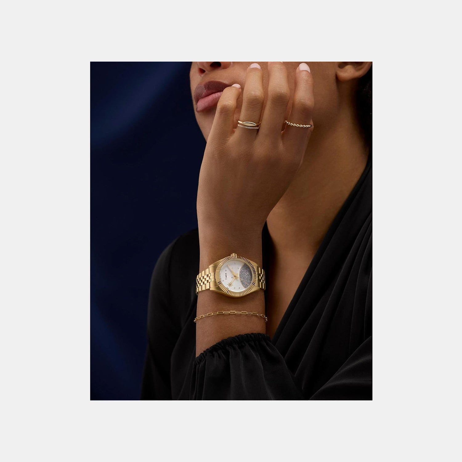 Women Quartz White Dial Analog Stainless Steel Watch TW2Y20300IK