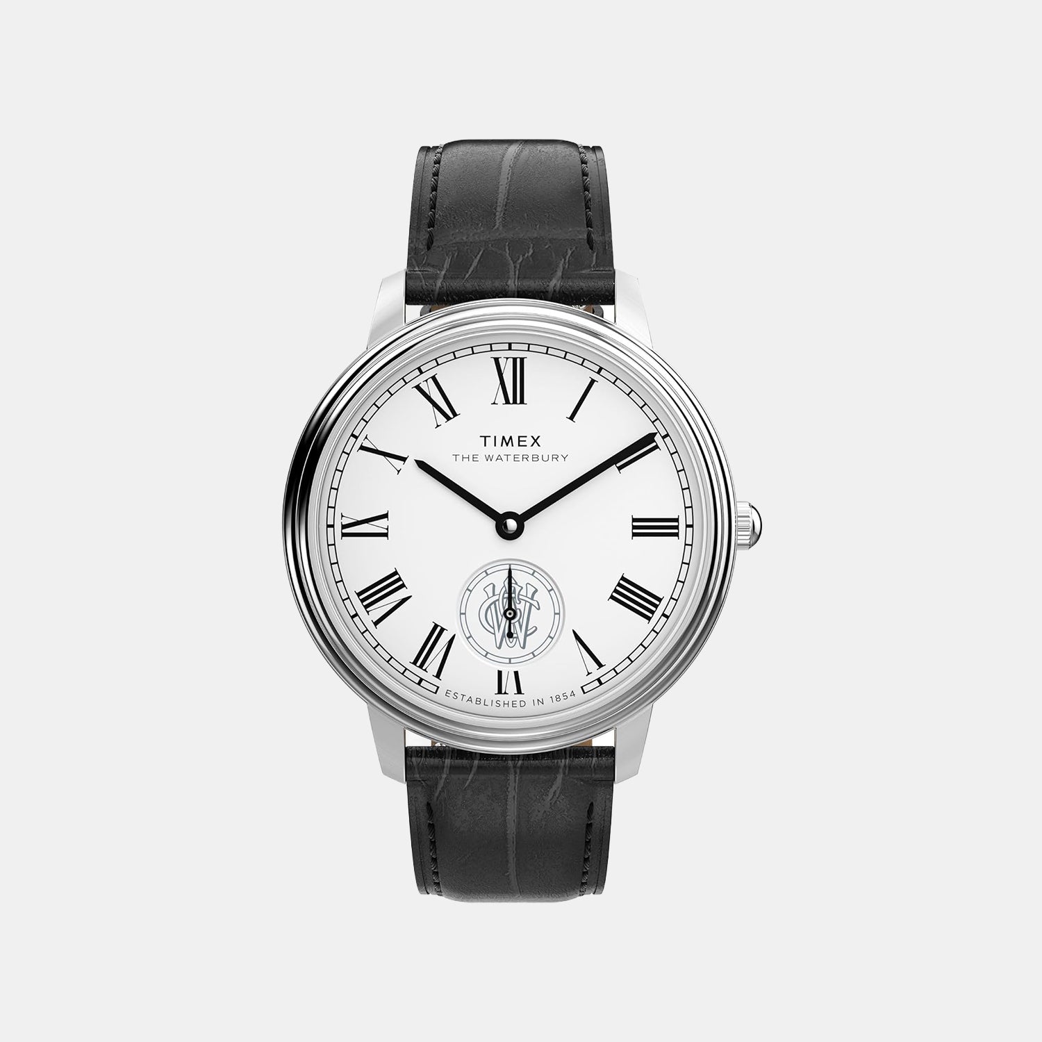 Men Quartz White Dial Analog Leather Watch TW2Y23100UJ