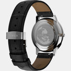 Men Quartz Black Dial Analog Leather Watch TW2Y23200UJ