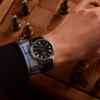 Men Quartz Black Dial Analog Leather Watch TW2Y23200UJ