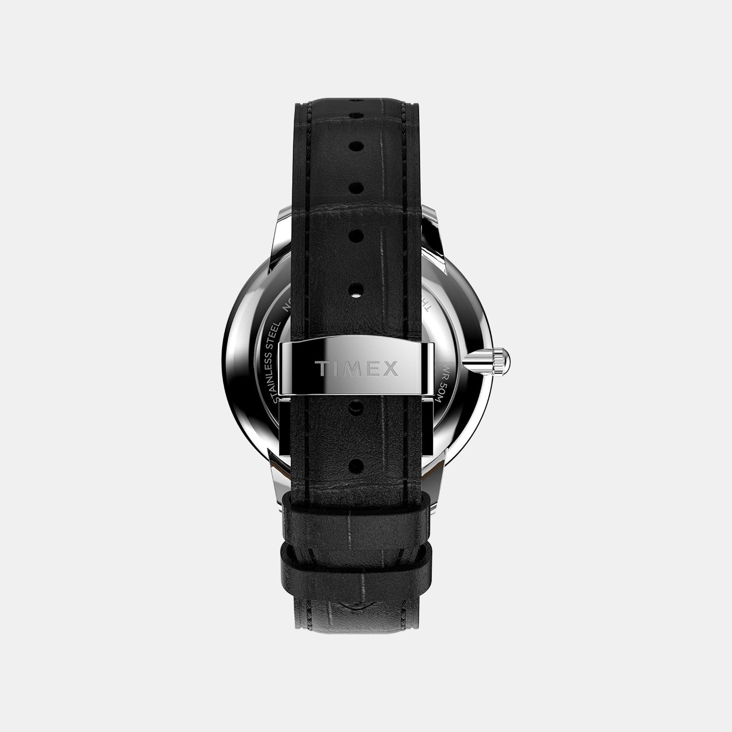 Men Quartz Black Dial Analog Leather Watch TW2Y23200UJ