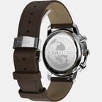 Men Quartz Beige Dial Chronograph Leather Watch TW2Y23500UJ