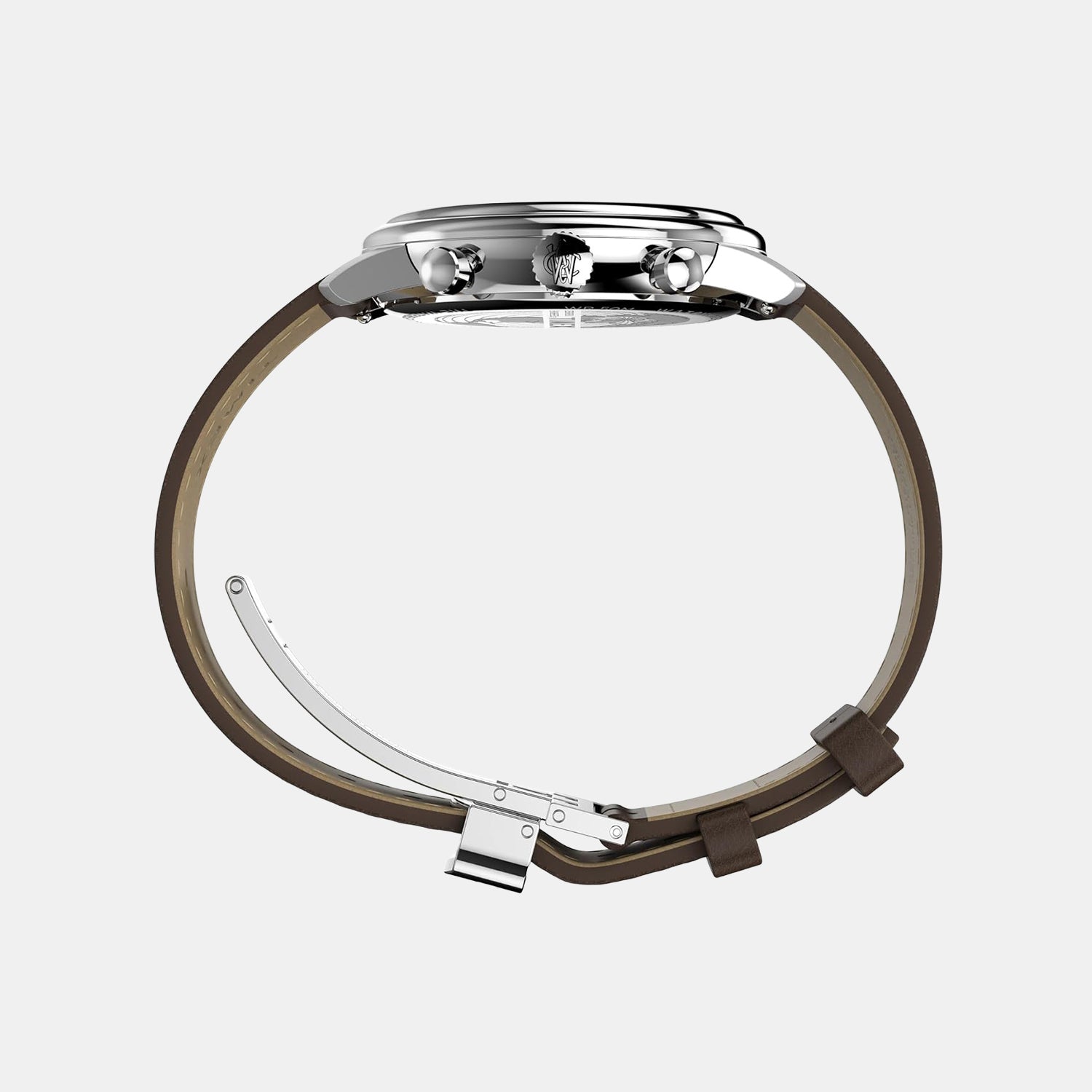 Men Quartz Beige Dial Analog Leather Watch TW2Y23500UJ