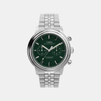 Waterbury Metropolitan Men Quartz Green Dial Chronograph Stainless Steel Watch TW2Y23600UJ