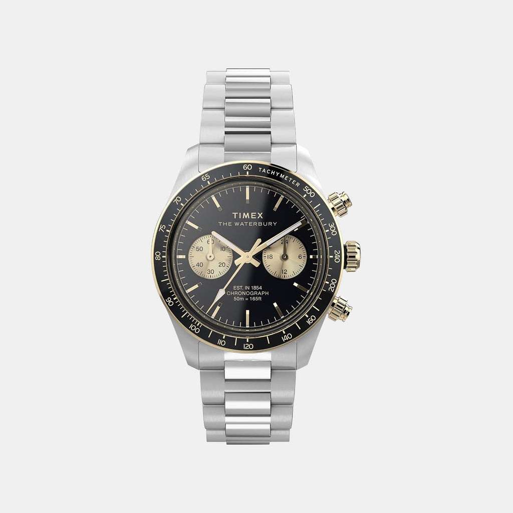 Men Quartz Black Dial Analog Steel Watch TW2Y24000UJ