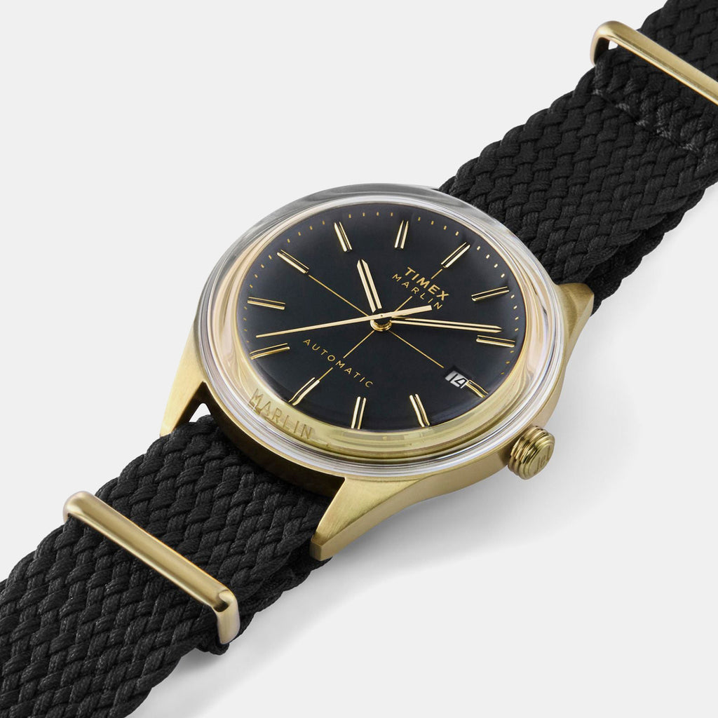 Marlin Men Automatic Black Dial Analog Fabric Watch TW2Y24300UJ