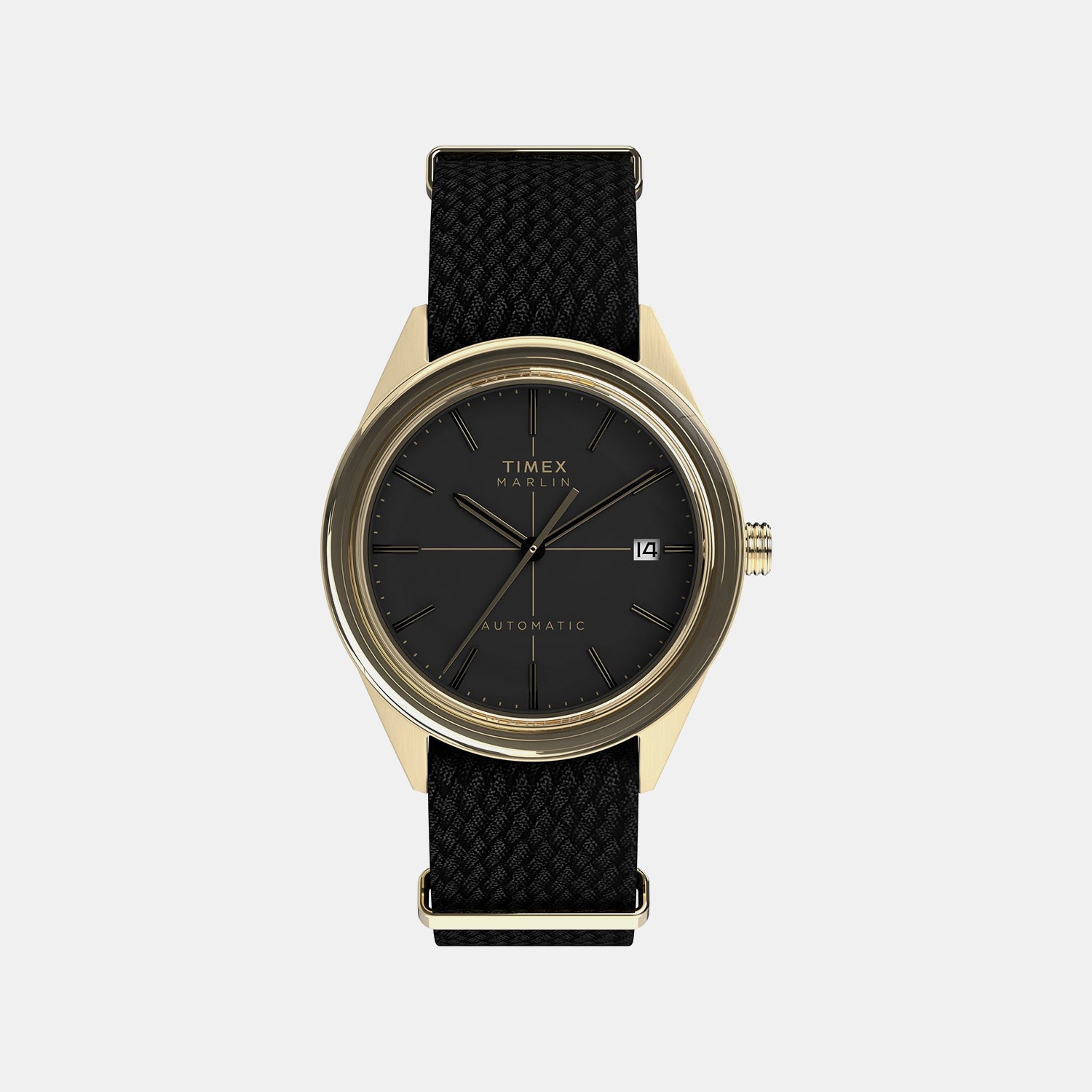 Marlin Men Automatic Black Dial Analog Fabric Watch TW2Y24300UJ