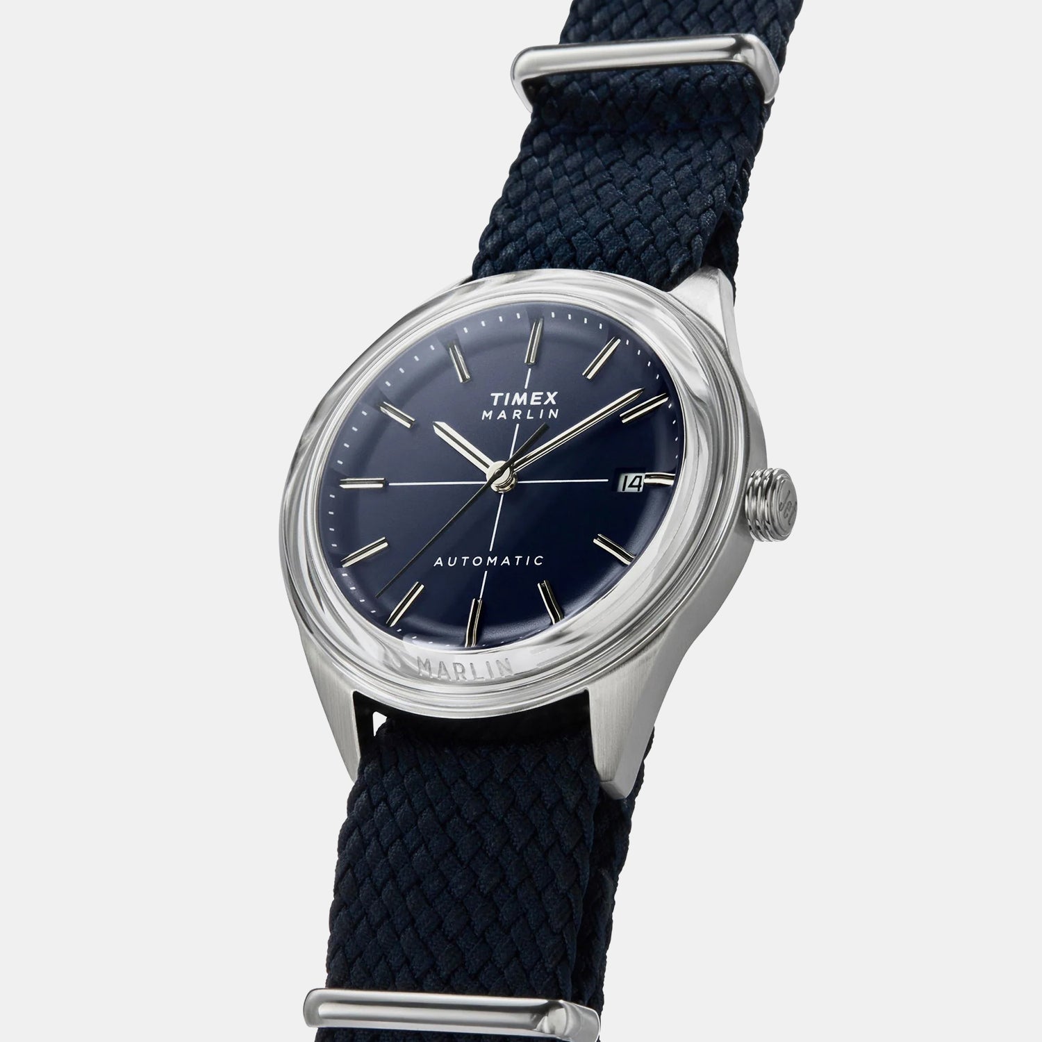 Marlin Men Automatic Blue Dial Analog Fabric Watch TW2Y24500UJ