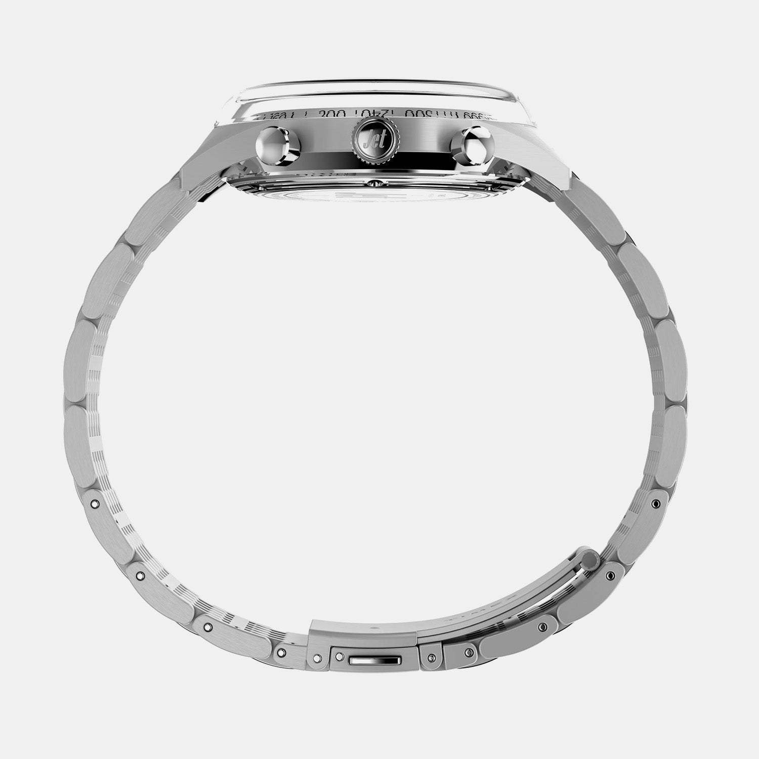 Men Quartz Silver Dial Chronograph Stainless Steel Watch TW2Y24600IK