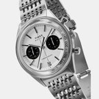 Marlin Men Quartz Silver Dial Chronograph Stainless Steel Watch TW2Y24600UJ