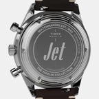 Men Quartz Black Dial Chronograph Leather Watch TW2Y24700UJ