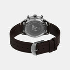 Men Quartz Black Dial Chronograph Leather Watch TW2Y24700UJ