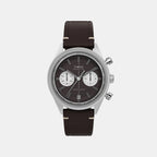 Men Quartz Black Dial Chronograph Leather Watch TW2Y24700UJ