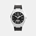 Q Timex Men Quartz Black Dial Analog Rubber Watch TW2Y24900UJ