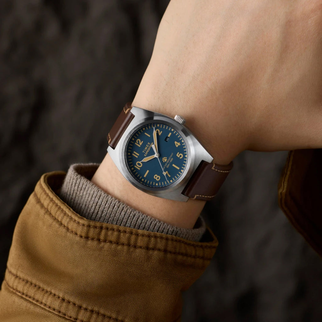 Expedition Men Quartz Blue Dial Analog Leather Watch TW2Y30600UJ