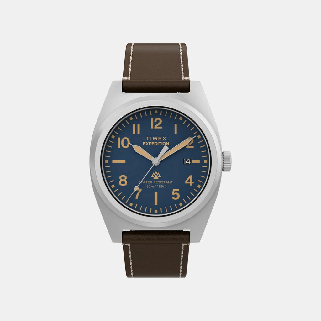 Expedition Men Quartz Blue Dial Analog Leather Watch TW2Y30600UJ