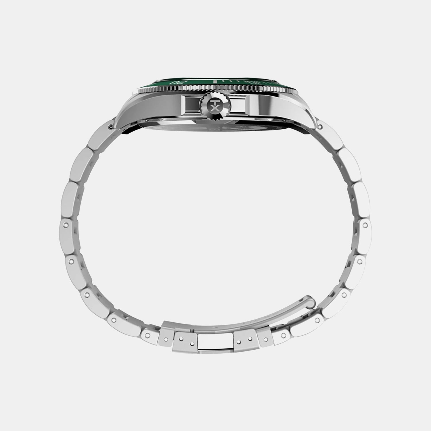 Men Quartz Green Dial Multi-Function Stainless Steel Watch TW2Y33200UJ