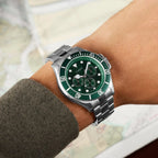Men Quartz Green Dial Multi-Function Stainless Steel Watch TW2Y33200UJ