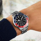 Men Quartz Black Dial Multi-Function Stainless Steel Watch TW2Y33300UJ