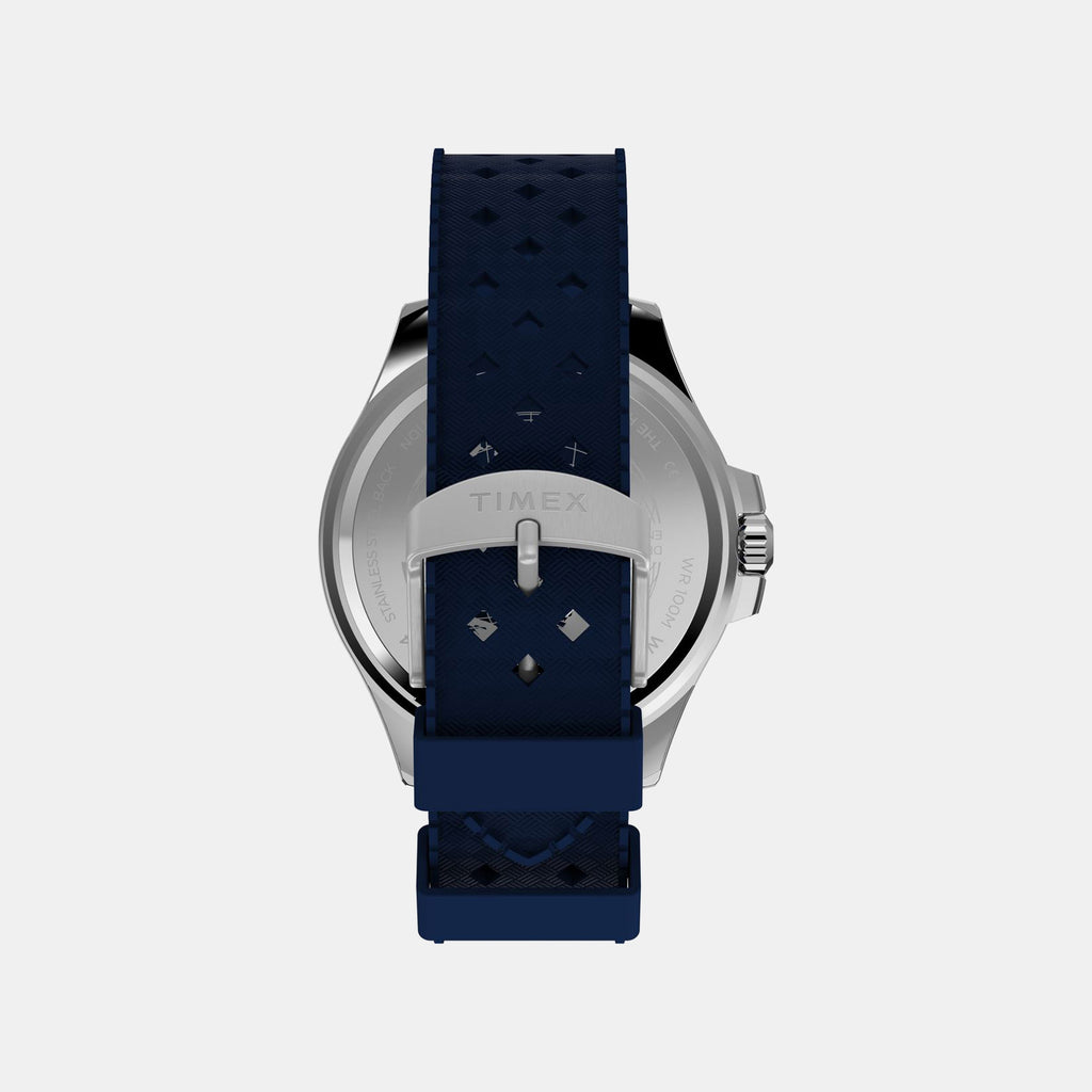 Men Quartz Blue Dial Analog Resin Watch TW2Y33400UJ