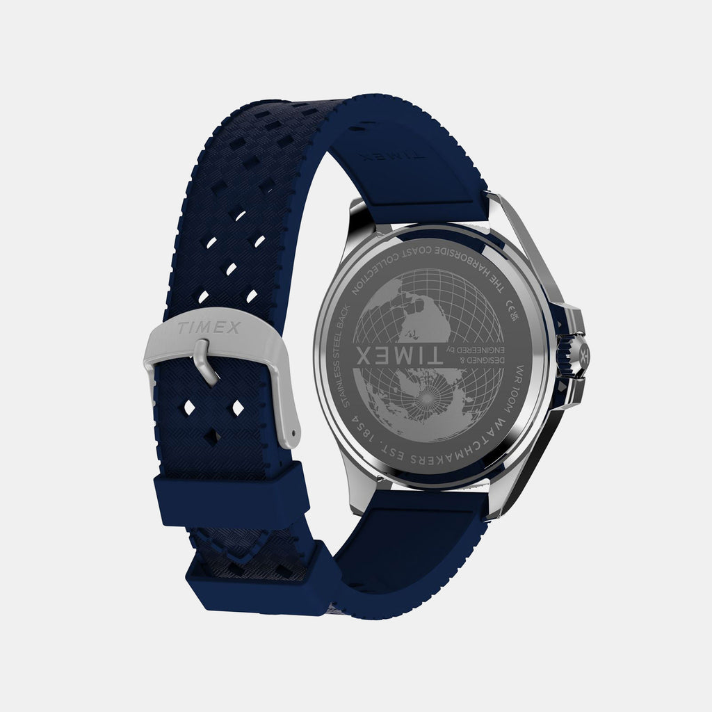 Men Quartz Blue Dial Analog Resin Watch TW2Y33400UJ