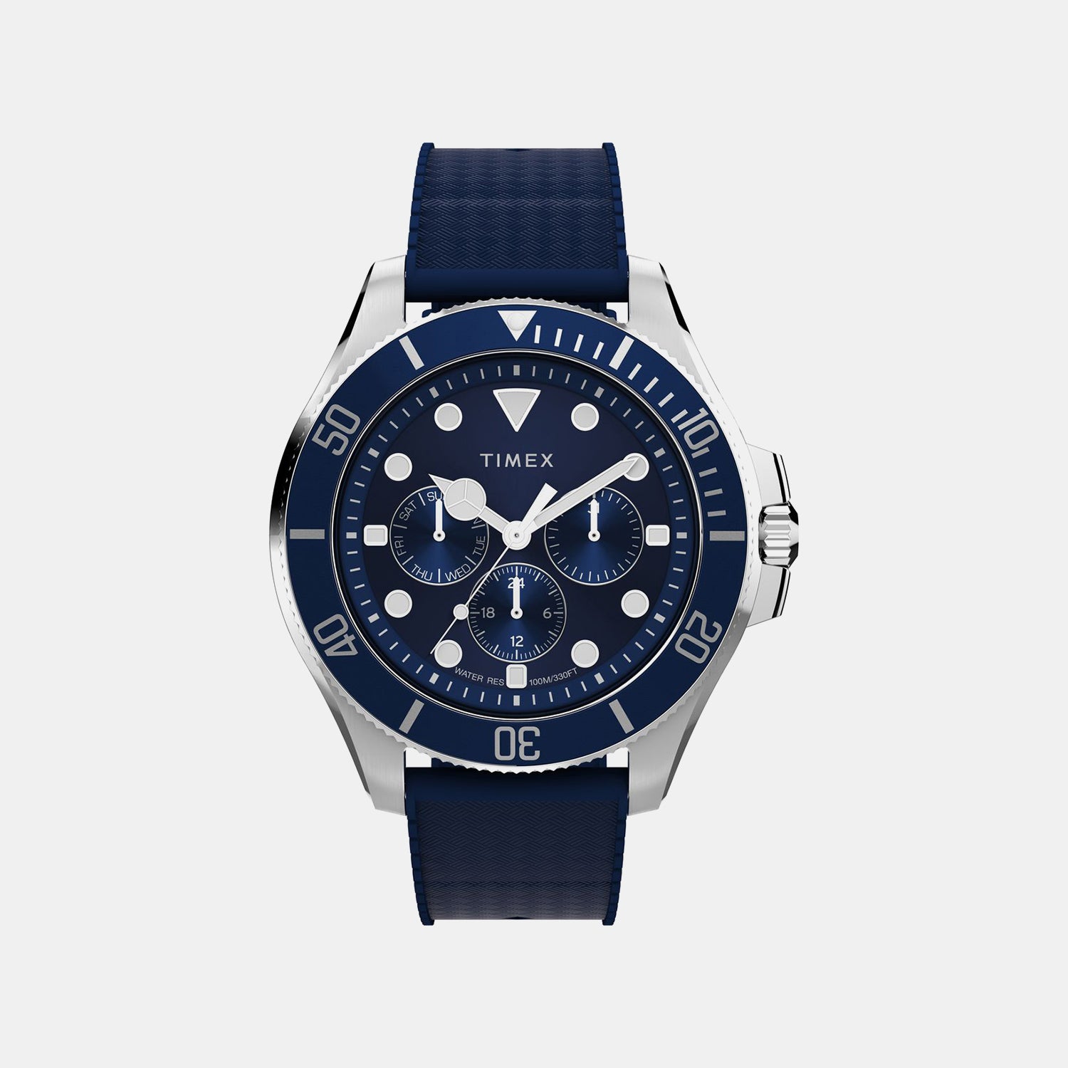 Men Quartz Blue Dial Analog Resin Watch TW2Y33400UJ