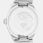 Q Timex Men Quartz Blue Dial Analog Stainless Steel Watch TW2Y35200UJ