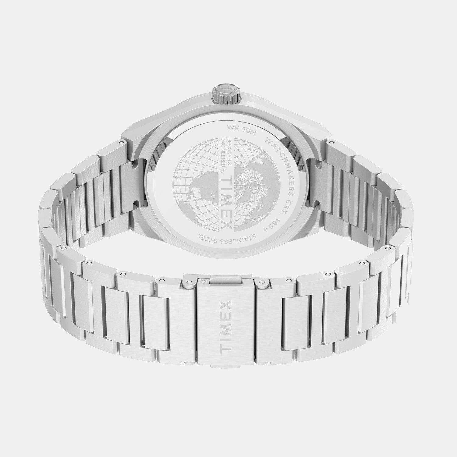 Q Timex Men Quartz Blue Dial Analog Stainless Steel Watch TW2Y35200UJ