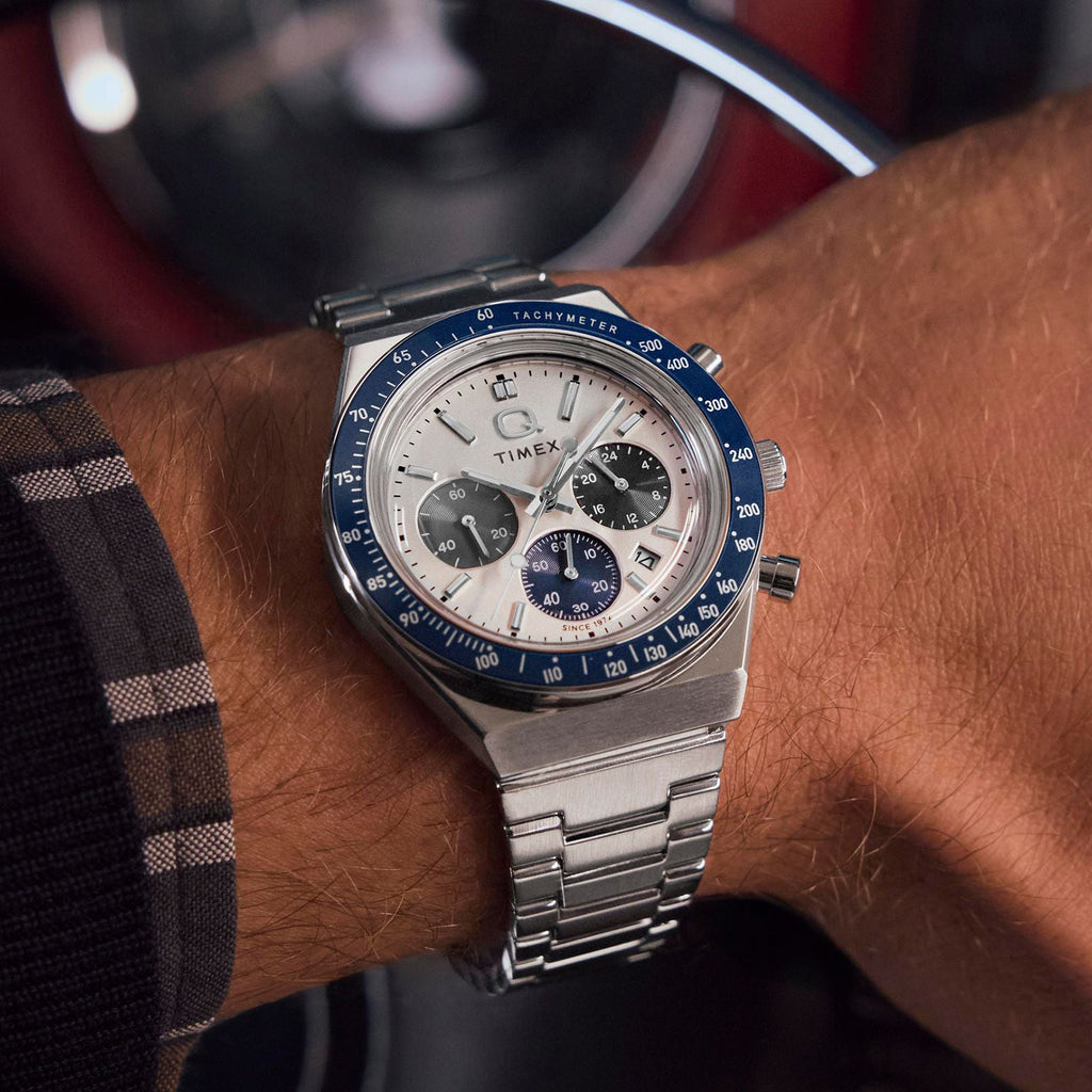 Men Quartz White Dial Chronograph Steel Watch TW2Y36200UJ