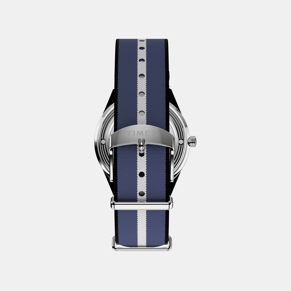 Marlin Men Quartz Blue Dial Analog Fabric Watch TW2Y37400UJ