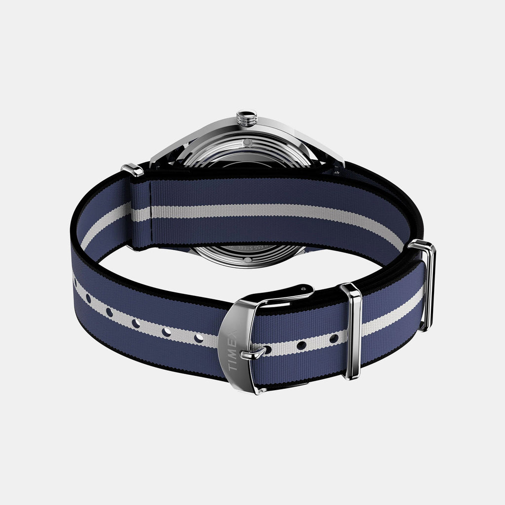 Marlin Men Quartz Blue Dial Analog Fabric Watch TW2Y37400UJ